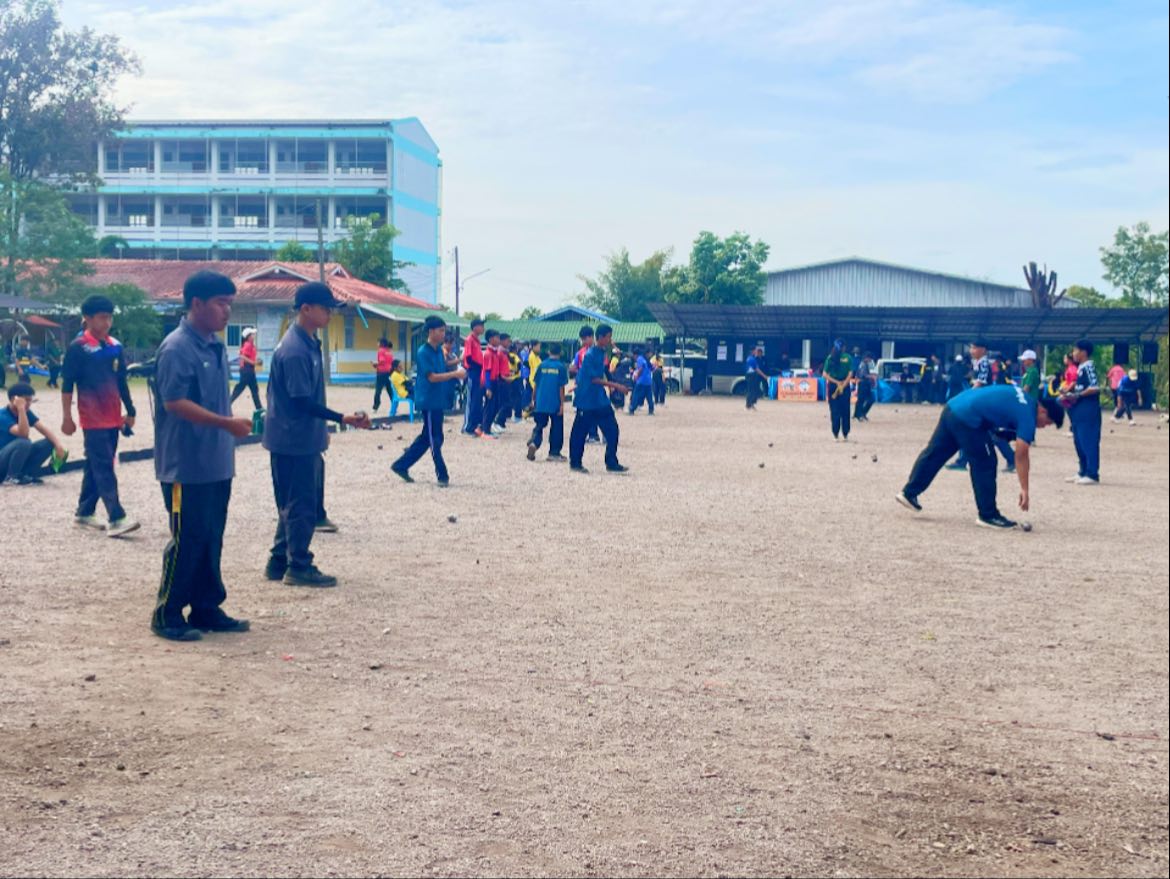 การแข่งขันกีฬานักเรียน นักศึกษาแห่งชาติ รอบคัดเลือกนักกีฬาตัวแทน ระดับเขตการแข่งขันที่ ๒ “ทวารวดีเกมส์” ณ  สนามกีฬาเปตอง โรงเรียนเทศบาล๑ (กบินทร์ราษฎรอำรุง)